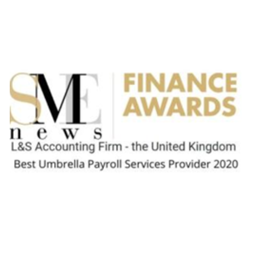 SME News Finance Awards Logo with our name on.