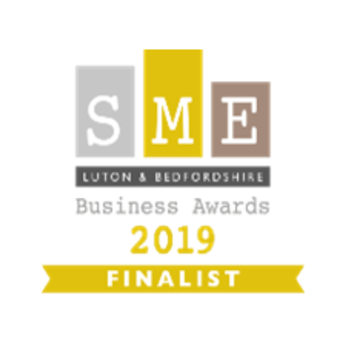 Business Awards 2019 Logo of us being the Finalists
